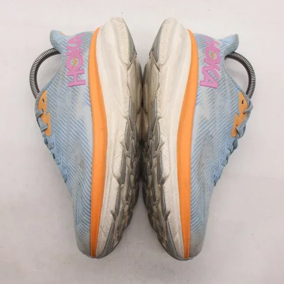 Hoka One One Clifton 9 Women's 6.5 B Blue Running Shoes Sneakers 1127896 ABIW - Picture 8 of 10